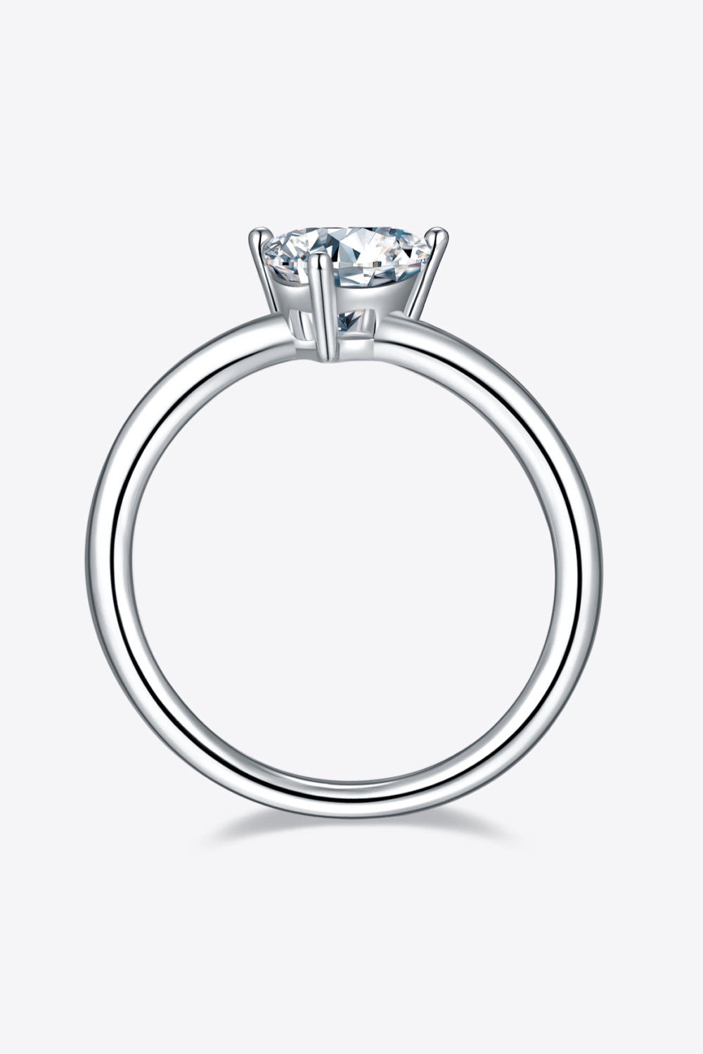 radiant solitaire engagement rings