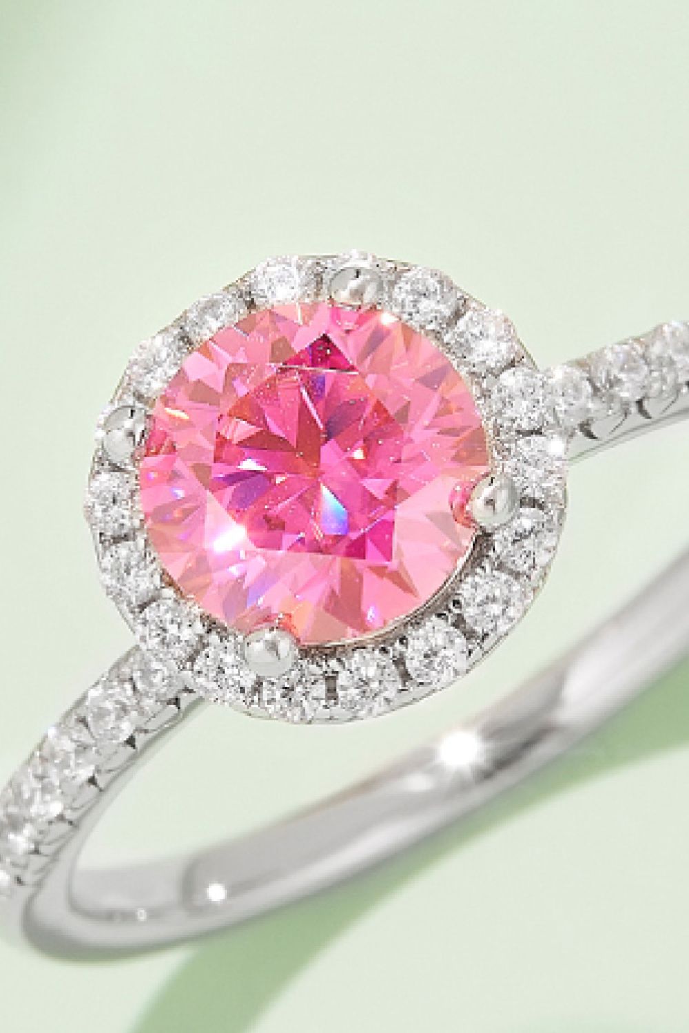 hidden halo engagement ring