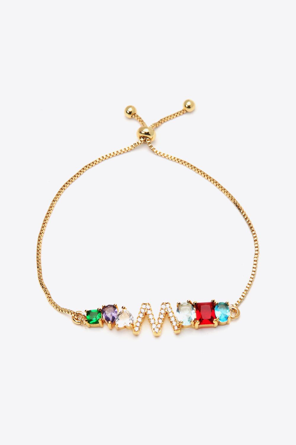 K to T Zircon Bracelet - PRAYANS