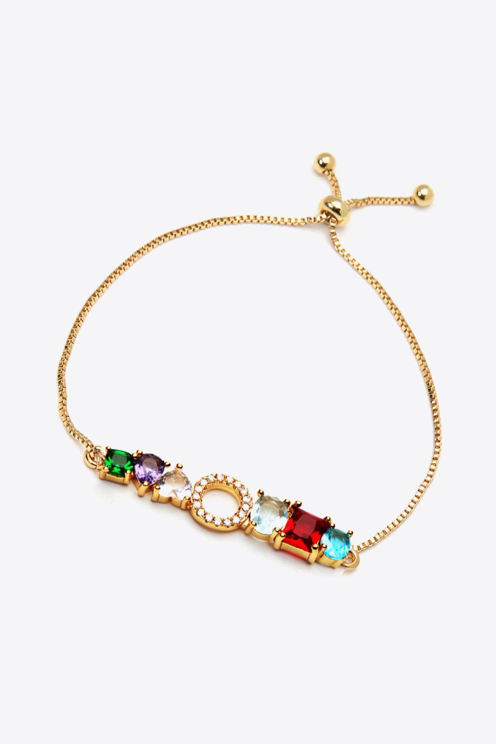 K to T Zircon Bracelet - PRAYANS
