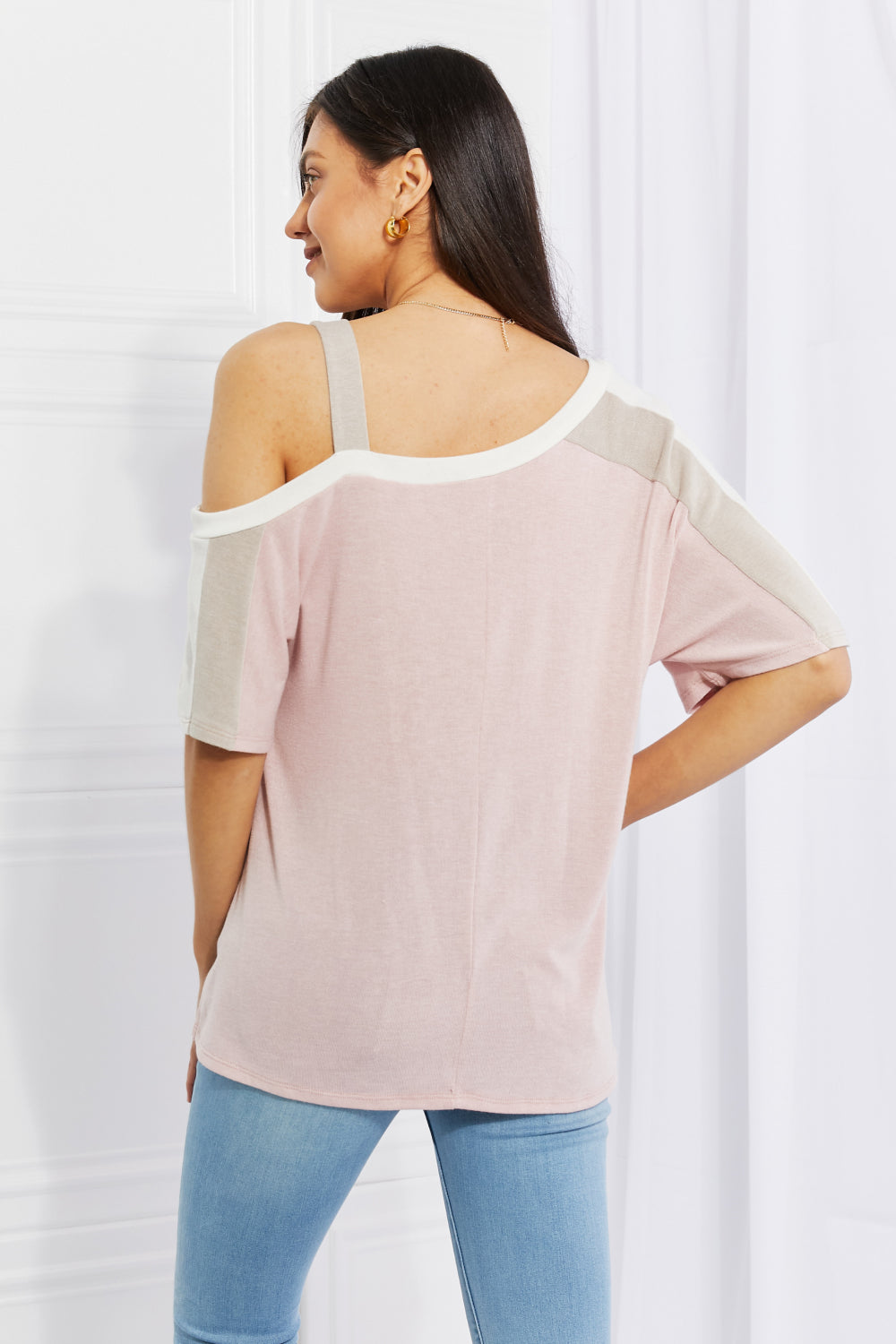 off the shoulder tee