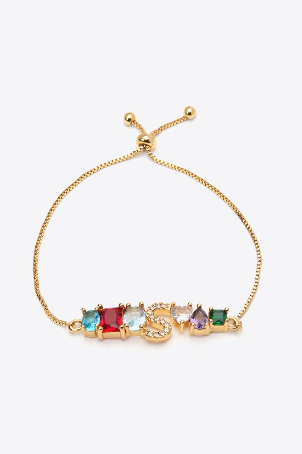 K to T Zircon Bracelet - PRAYANS
