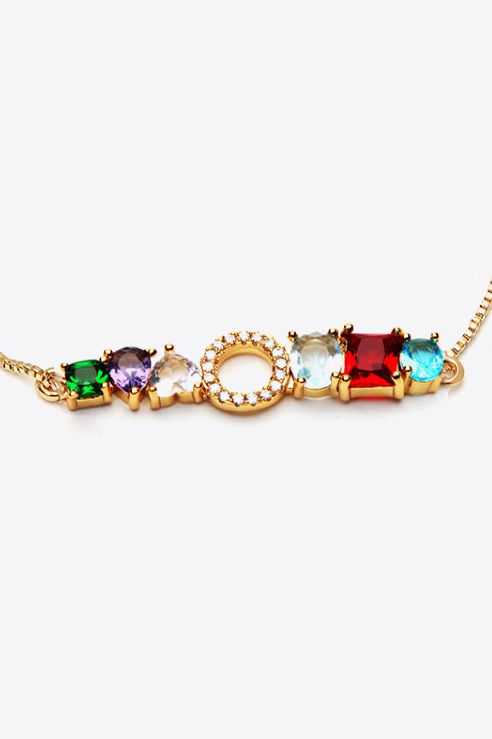 K to T Zircon Bracelet - PRAYANS