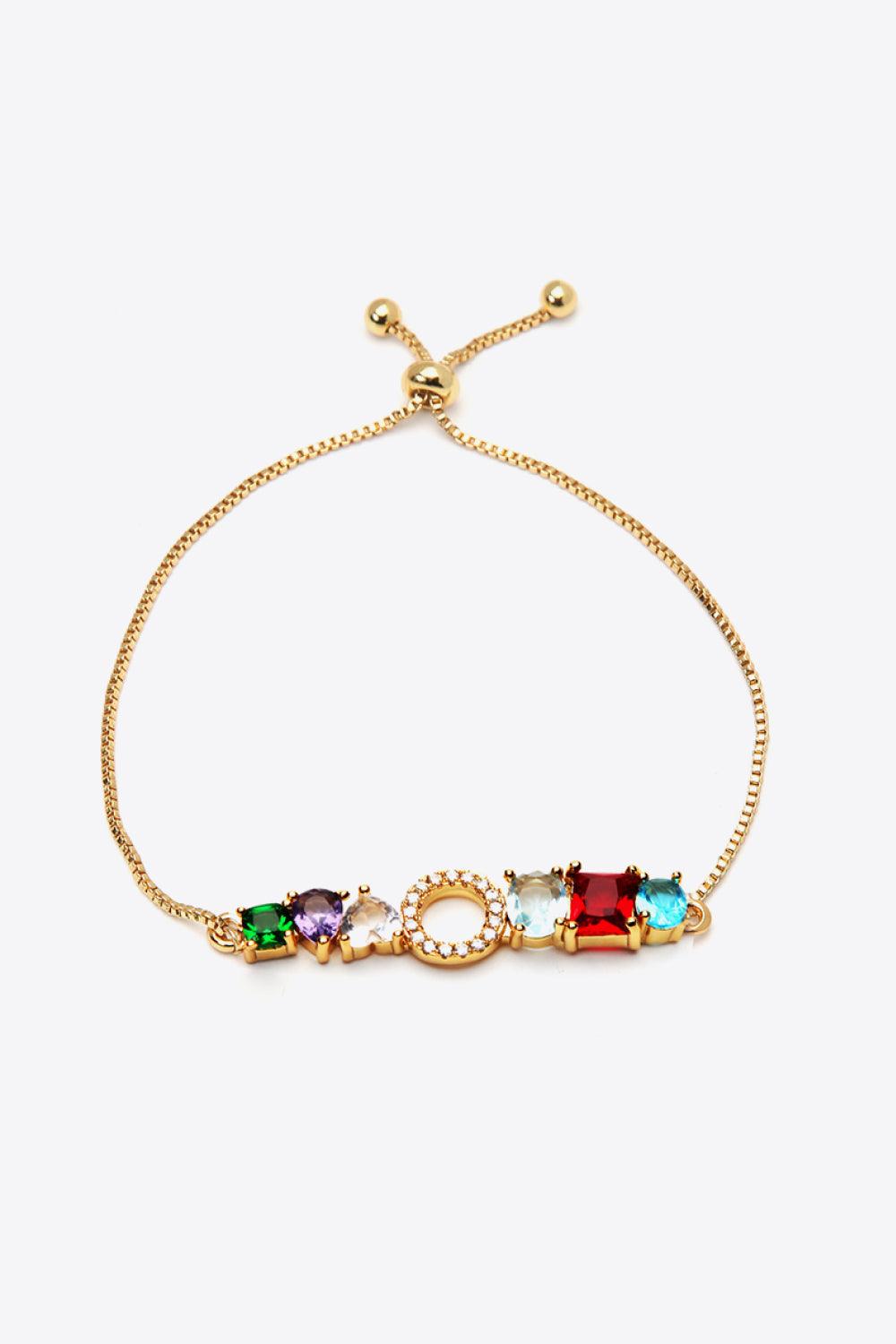 K to T Zircon Bracelet - PRAYANS
