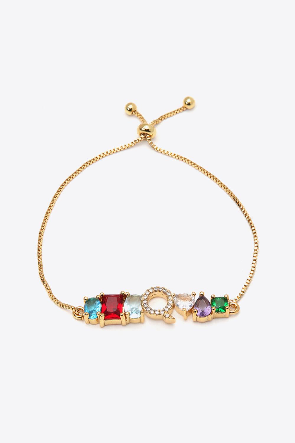 K to T Zircon Bracelet - PRAYANS