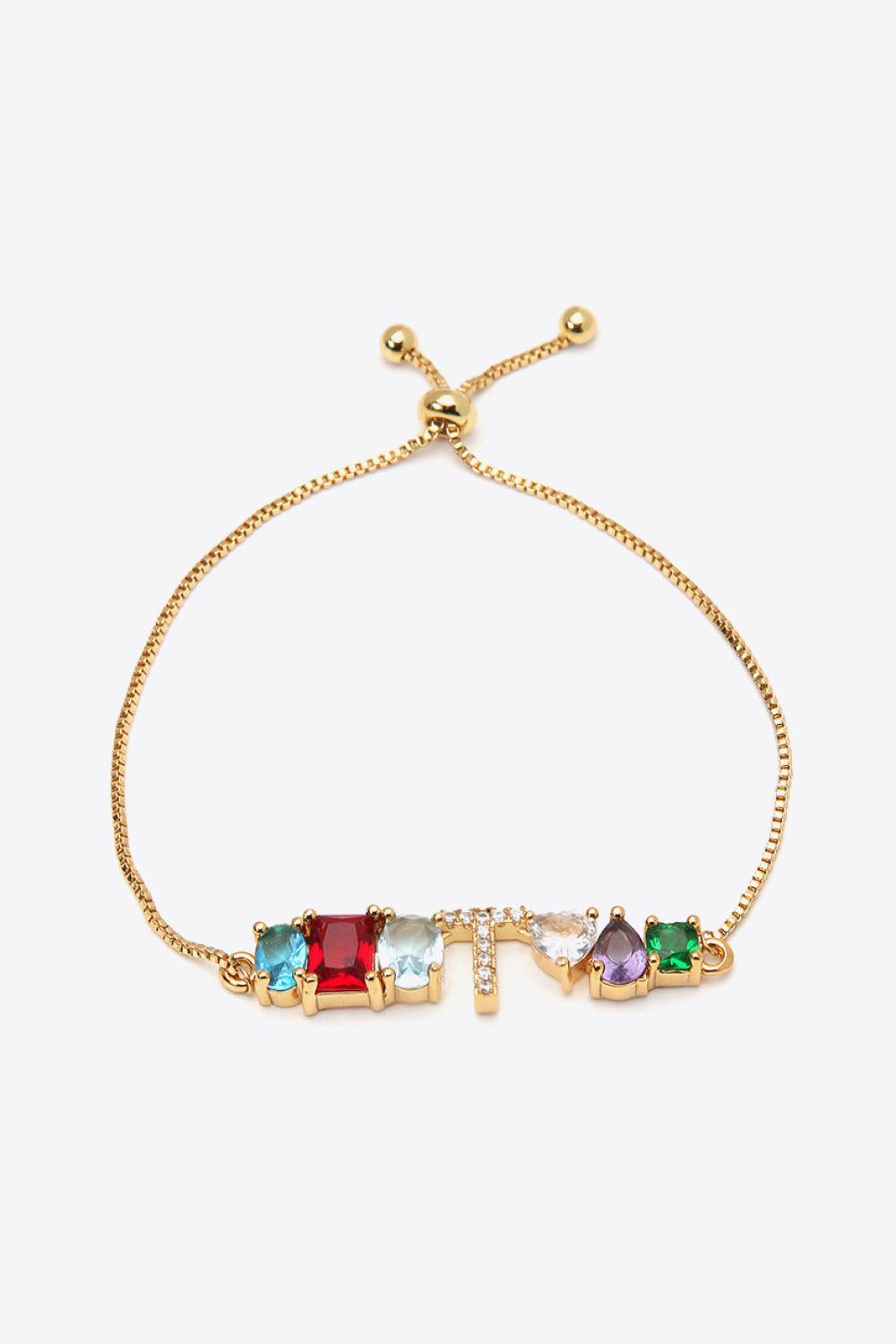 K to T Zircon Bracelet - PRAYANS