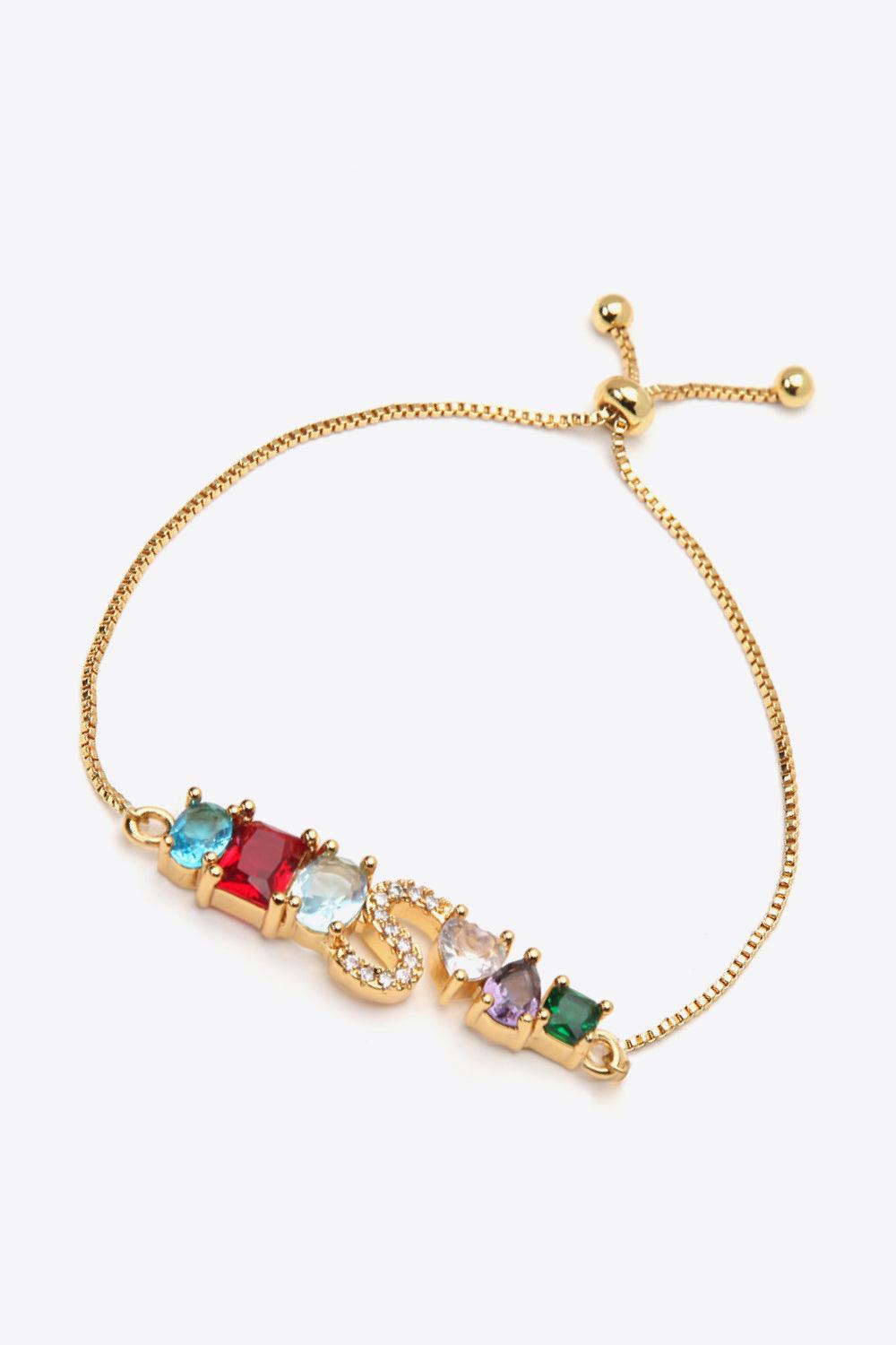 K to T Zircon Bracelet - PRAYANS