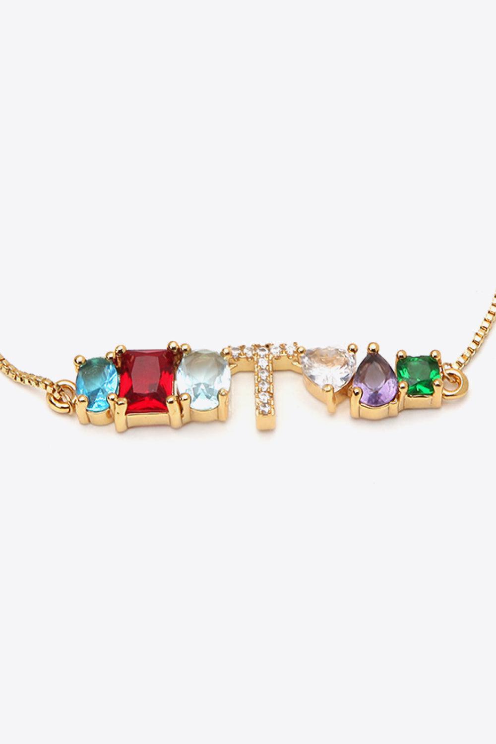 K to T Zircon Bracelet - PRAYANS