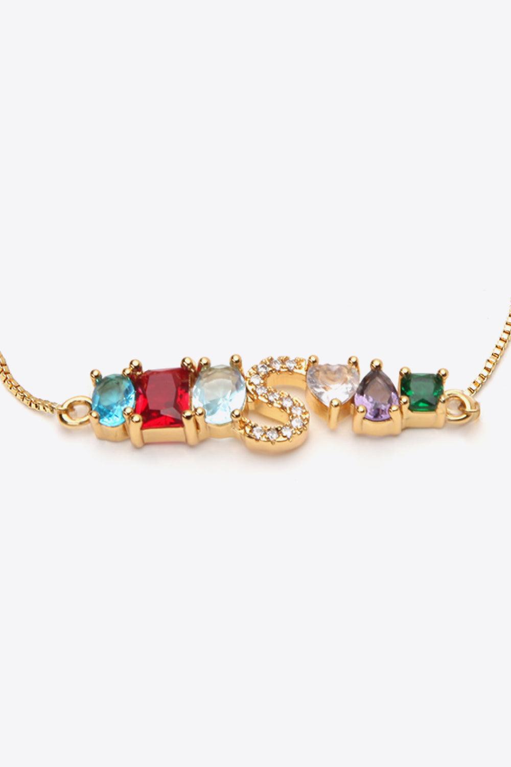 K to T Zircon Bracelet - PRAYANS