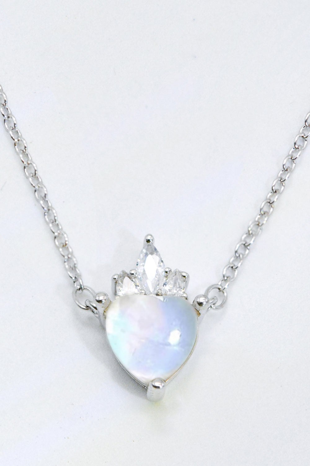 heart pendant necklace silver