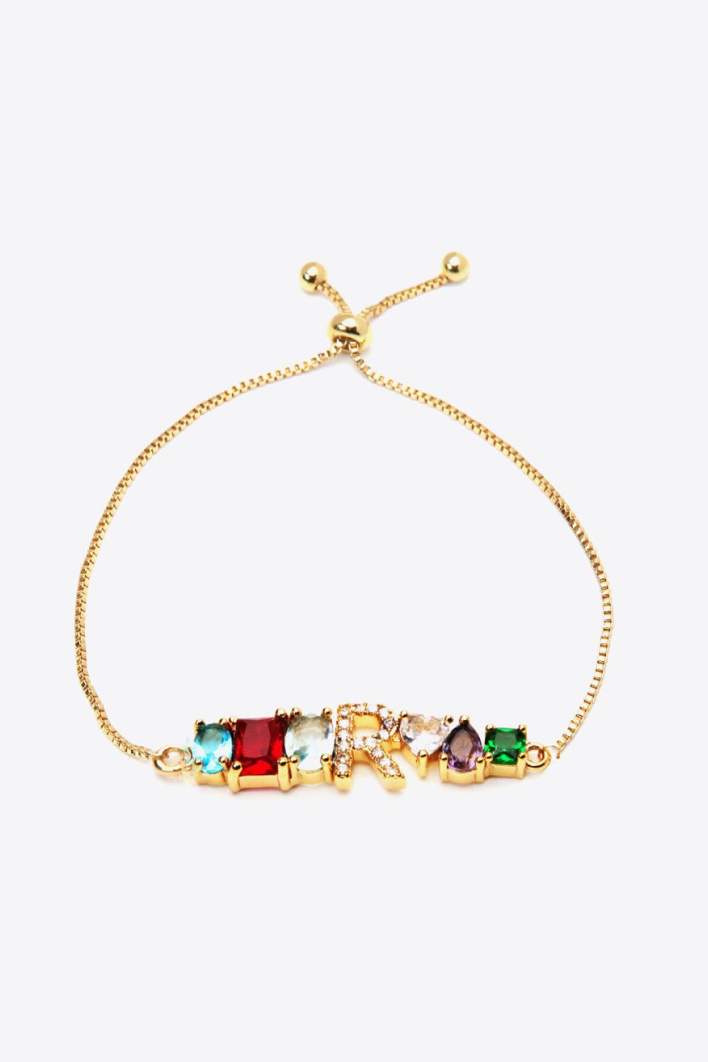 K to T Zircon Bracelet - PRAYANS