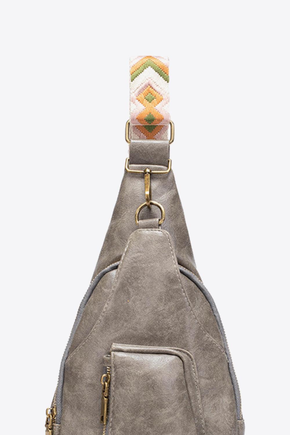 All The Feels PU Leather Sling Bag - PRAYANS