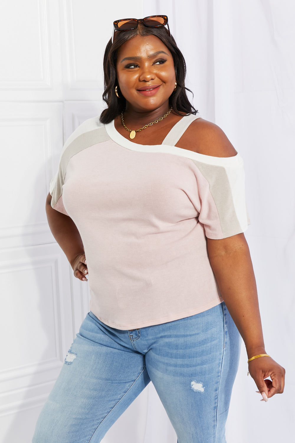 cold shoulder tee shirts