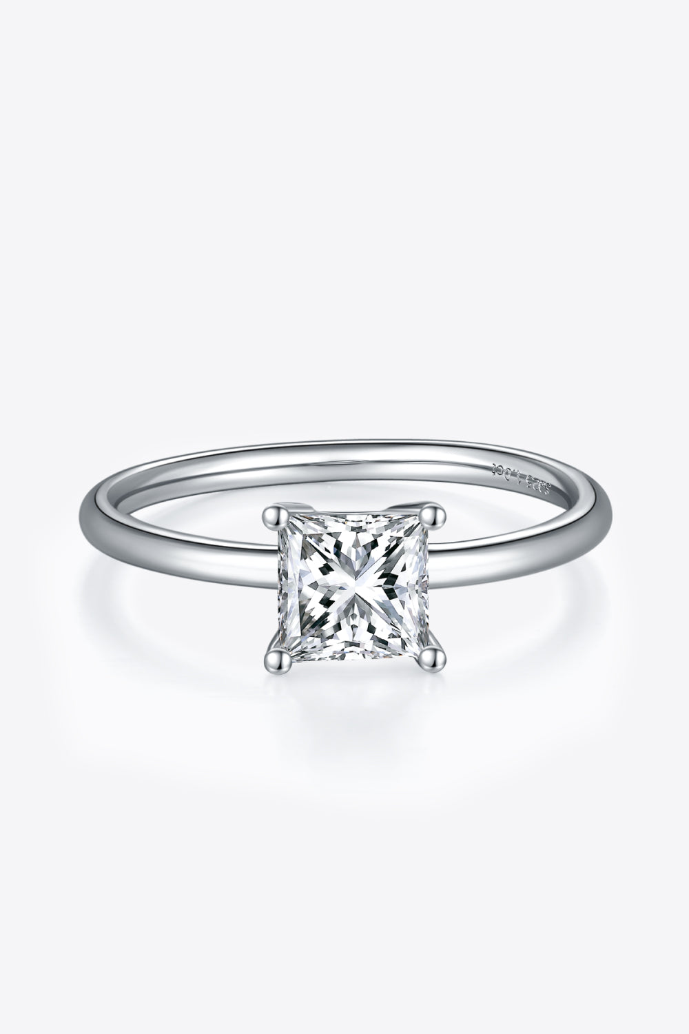 heart diamond solitaire ring