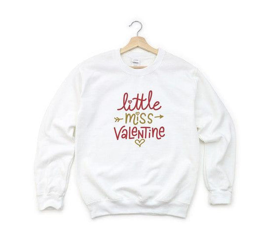 Little Miss Valentine Youth Sweatshirt - PRAYANS