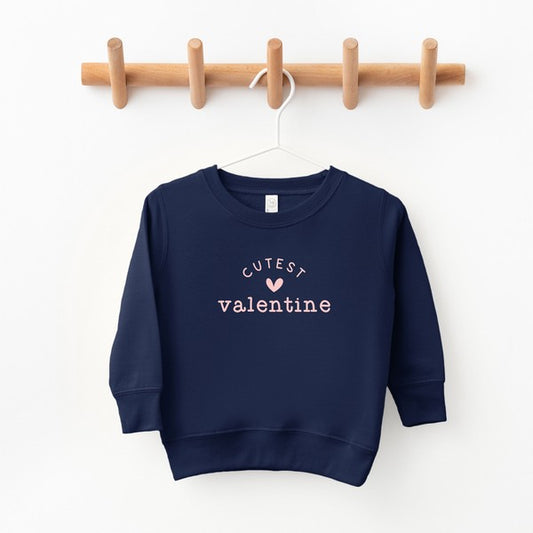 Cutest Valentine Toddler Sweatshirt - PRAYANS