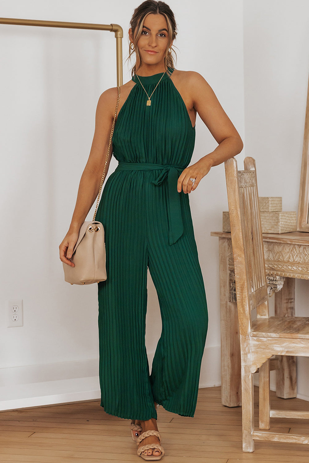 womens sleeveless jumpsuit