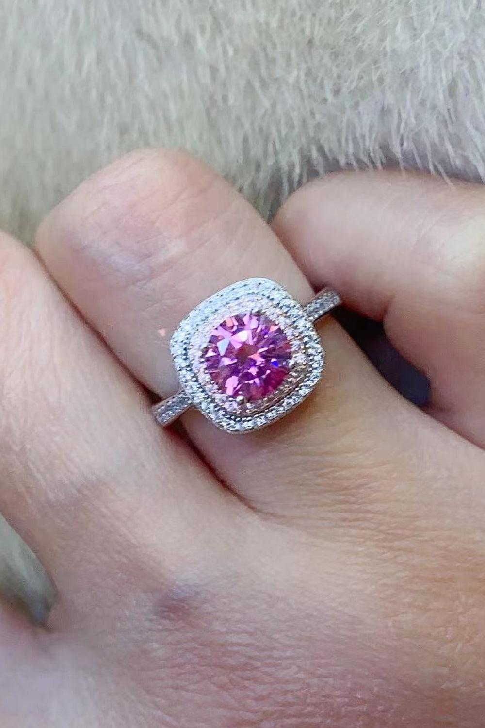 two tone oval engagement rings