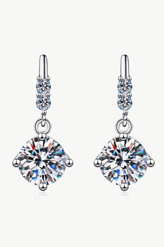 Moissanite Drop Earrings - PRAYANS