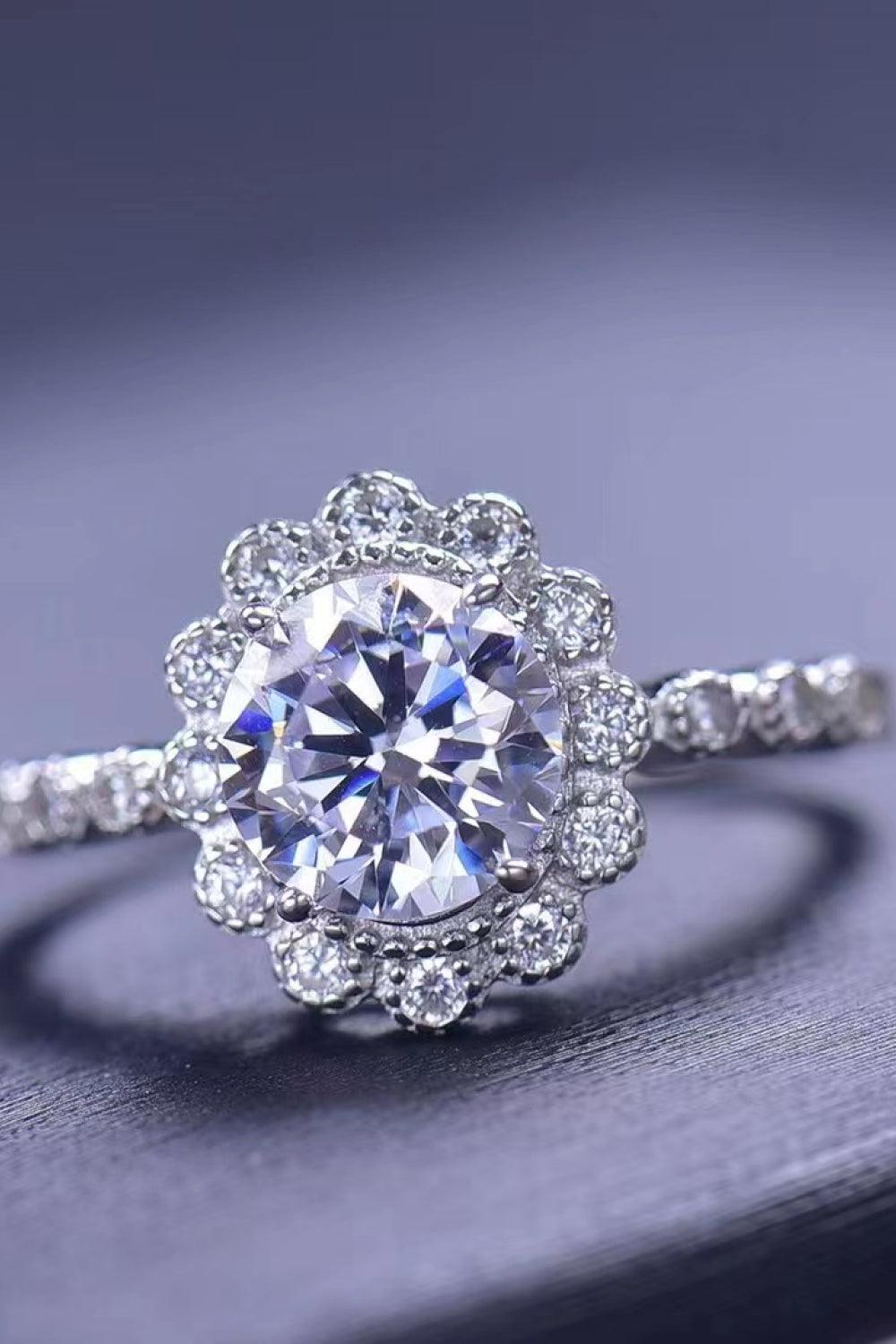 vintage diamond cluster ring