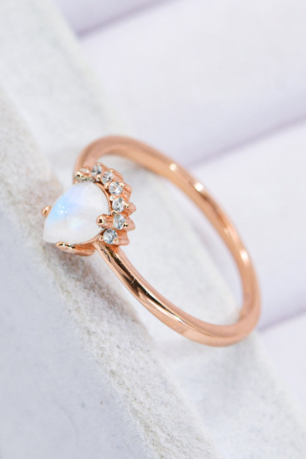 women moonstone ring