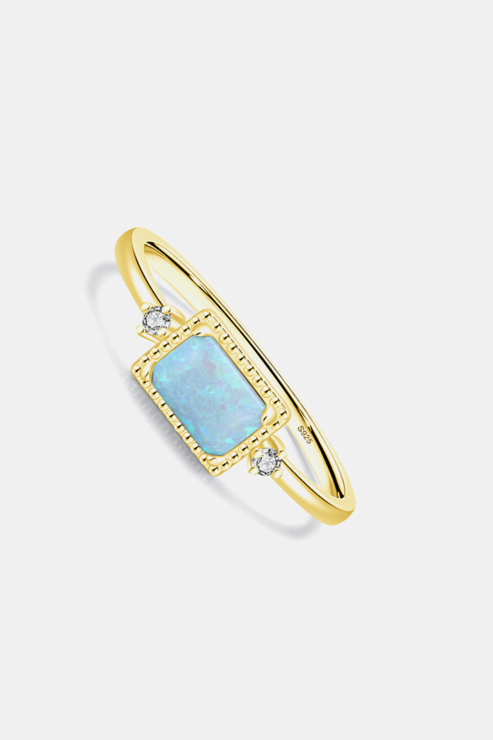 opal ring gold