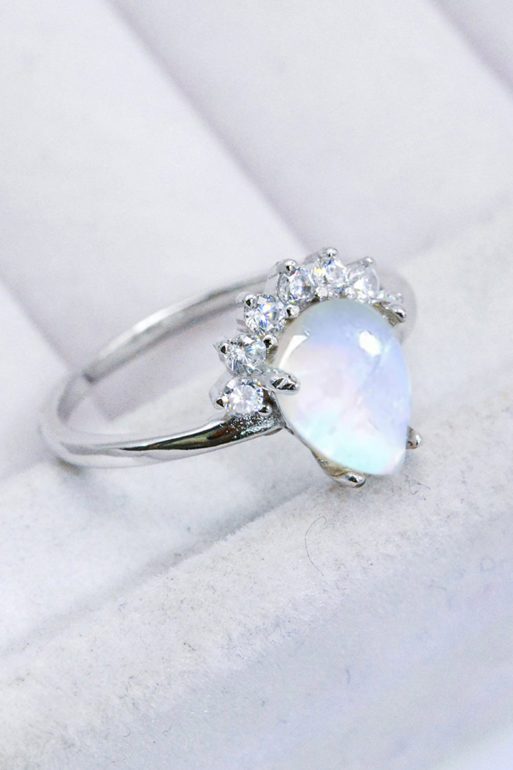 women's moonstone ring