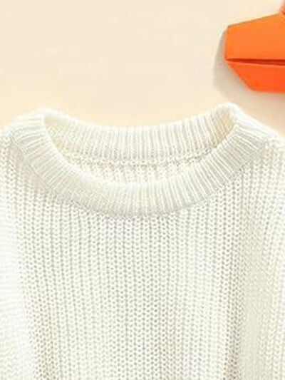 Round Neck Long Sleeve Sweater